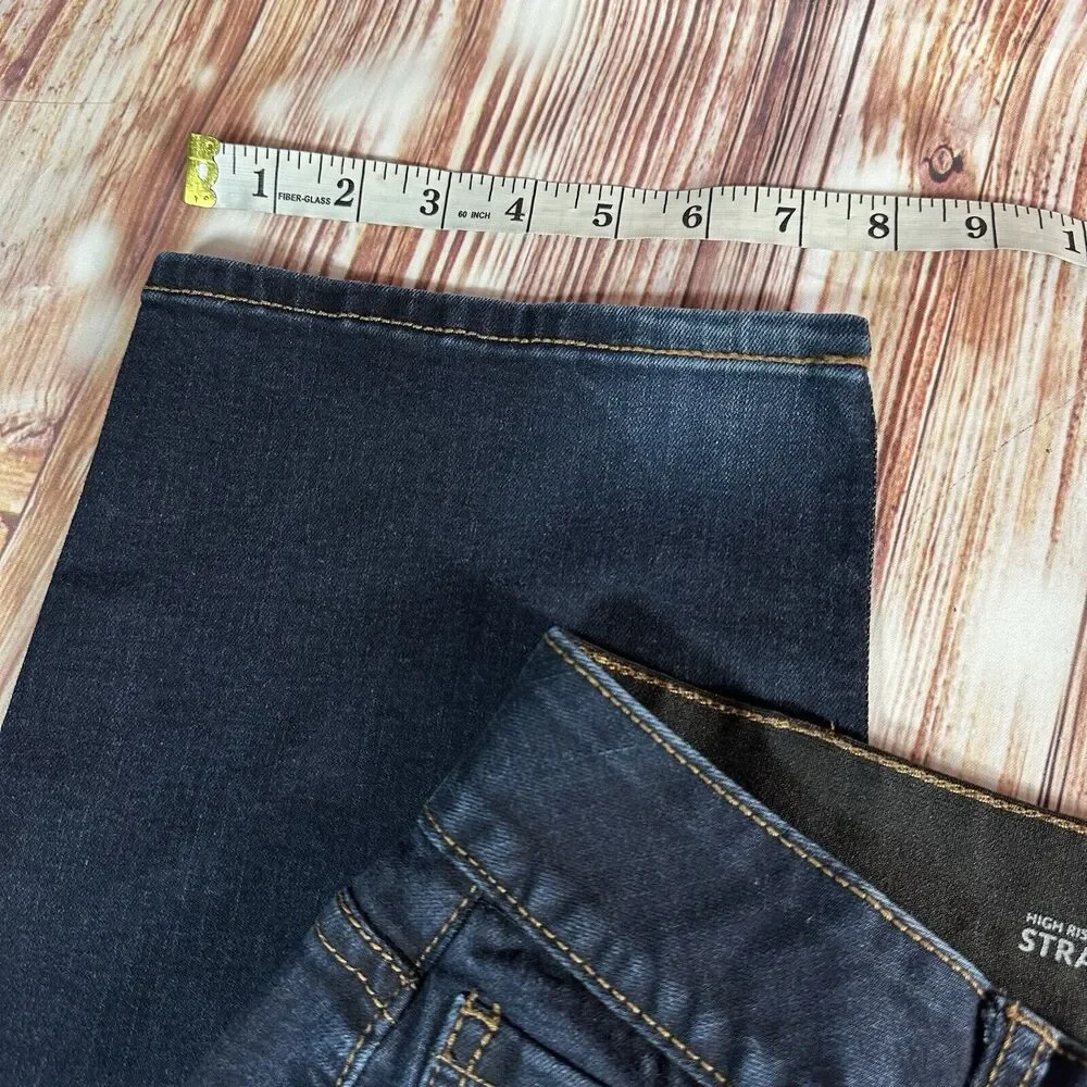 Lane Bryant High Rise Straight Leg Womens Size 22 Blue Jeans Denim Pants 39x32 - Picture 7 of 12